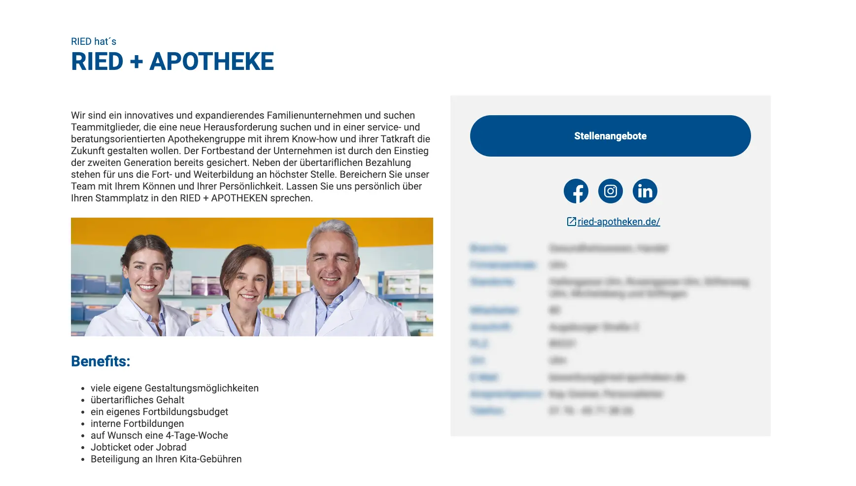 Arbeitgeberprofile